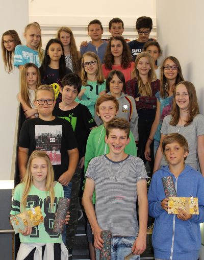Die Schülerinnen und Schüler aus Graz und Gleisdorf