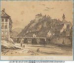 8. Schloßberg mit der alten Murbrücke (Kaiser, 1833)