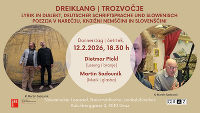 Einladung zur Lesung DREIKLANG / TROZVOČJE