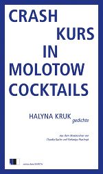 Buchcover mit dem Titel Crashkurs in Molotowcocktails in blauer Schrift