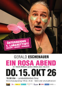 Einladung zu einem Kabarettabend mit Gerald Eschenauer