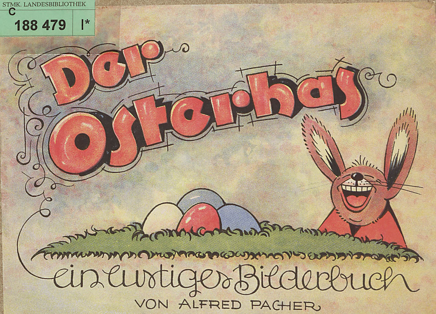 Livre Ancien Pour Enfants Der Osterhas – Adolph Kolb – Livre De Pâques En Allemand – Édition Reliée – État D'occasion