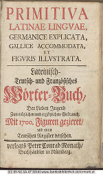 Lateinisches Wörterbuch - Primitiva Latinae Linguae
