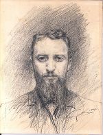 Adolf Pirsch - Selbstbildnis 1892 © GrazMuseum Adolf Pirsch - Selbstbildnis 1892