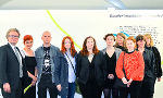 LR Christopher Drexler, Christiane Kada, Michael Fanta, Elisabeth Gschiel, Kate Howlett-Jones, Coline Robin, Katharina Kocher-Lichem, Veronika Eberhart, Marlene Hausegger und Roswitha Grill bei der Eröffnung (v.l.)  © Land Steiermark